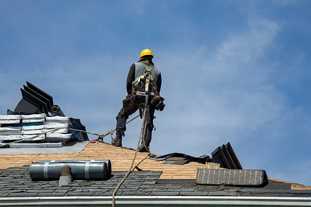 Professional Roof Installation technician working in Beecher, MI